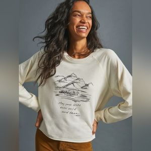 Anthropologie Featuring Morgan Harper Nichols crop top sweater